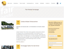Tablet Screenshot of fair-handel.net
